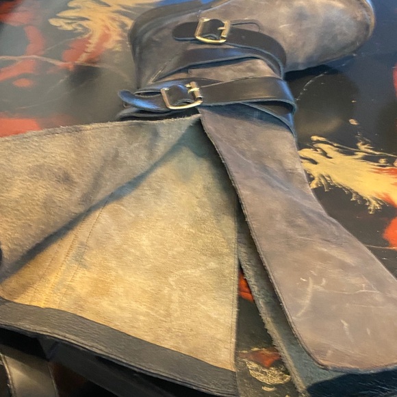 Steve Madden Bryant cow hide riding leather boots. 8.5 - Picture 9 of 11